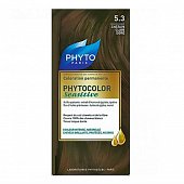 Купить фитосолба фитоколор (phytosolba phyto color) краска для волос оттенок 5.3 светло-золотистый шатен в Нижнем Новгороде