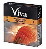 Купить viva (вива) презервативы ребристые 3шт в Нижнем Новгороде
