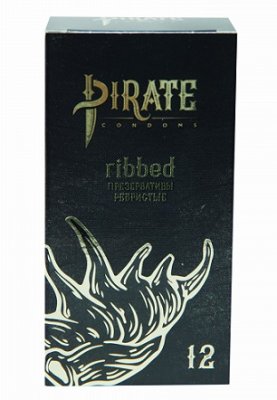 Купить pirate (пират) презервативы 12шт ребристые в Нижнем Новгороде