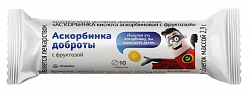 Купить vitateka (витатека) аскорбинка доброты кислота аскорбиновая с фруктозой, таблетки 2,9г 10шт бад в Нижнем Новгороде