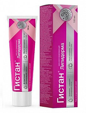 Гистан Липидерма, крем для лица и тела восстанавливающий, 100мл