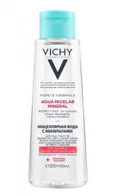 Купить vichy purete thermale (виши) мицеллярная вода с минералами для чувствительной кожи 200мл в Нижнем Новгороде