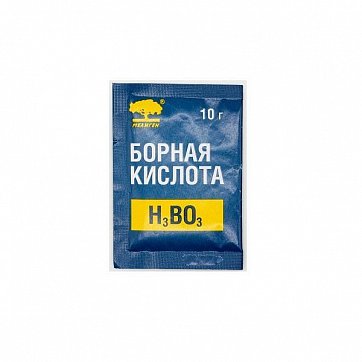 Борная кислота, чистящее средство по уходу за очковой оптикой, 10 г