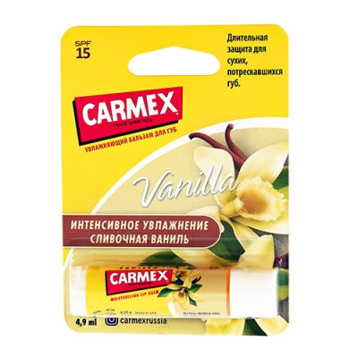 Купить кармекс (carmex) бальзам для губ ваниль, 4,25г spf15 в Нижнем Новгороде