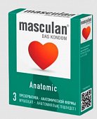 Купить masculan (маскулан) презервативы облегающей анатомической формы anatomic, 3 шт в Нижнем Новгороде