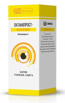 Купить латанопрост-оптик, капли глазные 0,005%, флакон 2,5мл в Нижнем Новгороде