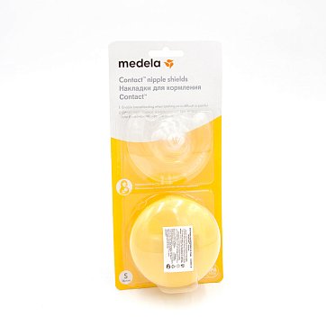 Медела (Medela) накладки для кормления, Контакт силиконовые размер S, 2 шт