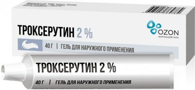 Купить троксерутин, гель для наружного применения 2%, 40г в Нижнем Новгороде