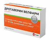Купить дротаверин-велфарм, таблетки 40мг, 30 шт в Нижнем Новгороде