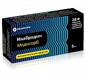 Купить ивабрадин-медисорб, таблетки, покрытые пленочной оболочкой 5мг, 28 шт в Нижнем Новгороде