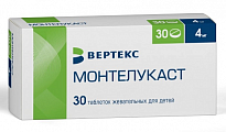 Купить монтелукаст, таблетки жевательные, для детей 4мг 30шт в Нижнем Новгороде