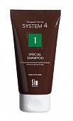 Купить система 4 (system 4), шампунь для волос терапевтический №1 для нормальных и жирных волос, 75мл в Нижнем Новгороде