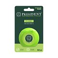 ПрезиДЕНТ (PresiDENT) Флосс вощеный вкус мяты со фтором Classic, 50м