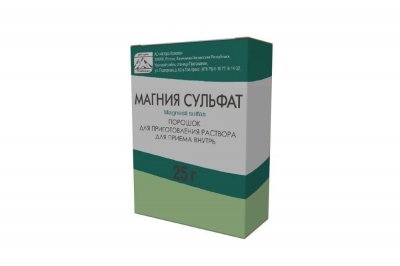 Купить магния сульфат, порошок для приготовления раствора для приема внутрь 25г, 3шт в Нижнем Новгороде