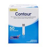 Тест-полоски для глюкометра Contour (Контур), 50 шт