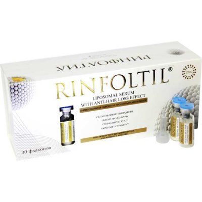 Купить ринфолтил (rinfoltil) липосомальная сыворотка против выпадения волос для женщин и мужчин, 30 шт в Нижнем Новгороде