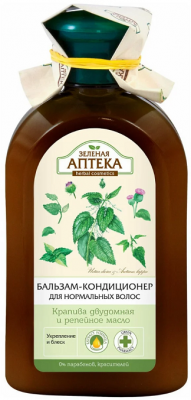 Купить зеленая аптека бальзам-кондиционер для волос крапива, репейное масло, 300мл в Нижнем Новгороде