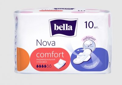 Купить bella (белла) прокладки nova comfort белая линия 10 шт в Нижнем Новгороде