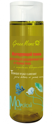 Купить green mama (грин мама) тоник для лица матирующий морские водоросли, 200мл в Нижнем Новгороде
