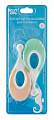 Roxy-Kids (Рокси-Кидс) зубная щетка для детей с 6 месяцев 2 шт, зеленый+оранжевый