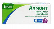 Купить алмонт, таблетки, покрытые пленочной оболочкой 10мг, 98 шт в Нижнем Новгороде