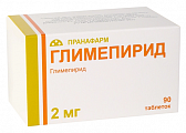 Купить глимепирид, таблетки 2мг, 90 шт в Нижнем Новгороде