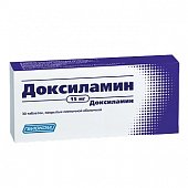 Купить доксиламин, таблетки, покрытые пленочной оболочкой 15мг, 30 шт в Нижнем Новгороде