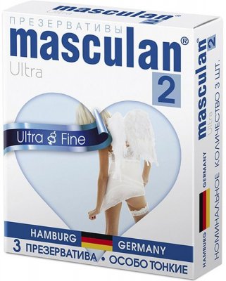 Купить masculan-2 (маскулан) презервативы ультра особо тонкие прозрачные с обильной смазкой 3шт в Нижнем Новгороде
