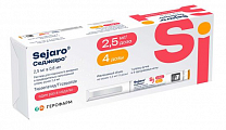 Купить седжаро, раствор для подкожного введения 2,5мг/доза шприц-ручка 2,4мл 1шт+ игла 4шт в Нижнем Новгороде