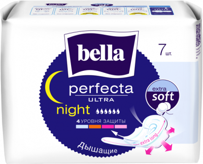 Купить bella (белла) прокладки perfecta ultra night extra soft 7 шт в Нижнем Новгороде