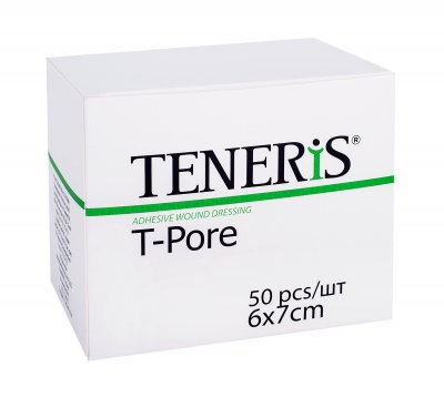 Купить teneris t-pore (тенерис) пластырь нетканный гипоаллергенный 6х7см, 50 шт в Нижнем Новгороде