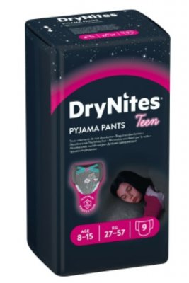 Купить huggies drynites (драйнайтс) трусики одноразовые ночные для девочек 8-15 лет, 9 шт в Нижнем Новгороде