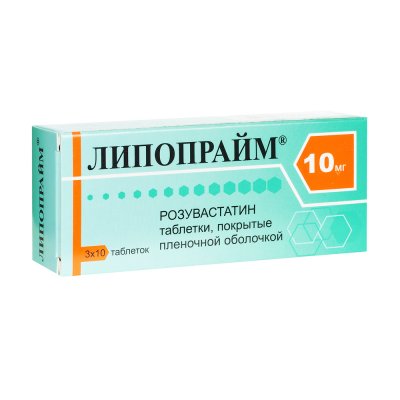 Купить липопрайм, таблетки, покрытые пленочной оболочкой 10мг, 30 шт в Нижнем Новгороде