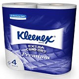Клинекс (Kleenex) Клин кеа туалетная бумага Премиум Комфорт, рулон 4шт