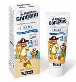 Купить pasta del сapitano (паста дель капитано) зубная паста детская тутти фрутти 3+, 75мл в Нижнем Новгороде