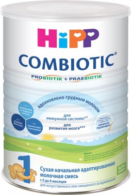 Купить хипп-1 комбиотик, мол. смесь 800г (хипп, германия) в Нижнем Новгороде