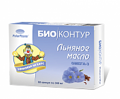 Купить льняное масло биоконтур, капсулы 60 шт бад в Нижнем Новгороде