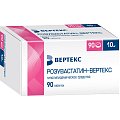 Купить розувастатин-вертекс, таблетки, покрытые пленочной оболочкой 10мг, 90 шт в Нижнем Новгороде