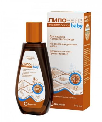 Купить липобейз беби, масло массажное, 150мл в Нижнем Новгороде