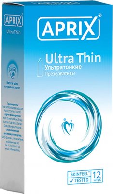 Купить презервативы априкс ультратонкие №12 (thai nippon rubber indusyry co.,ltd, китай) в Нижнем Новгороде