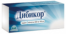 Купить дибикор, таблетки 500мг, 60 шт в Нижнем Новгороде