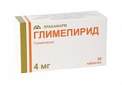 Купить глимепирид, таблетки 4мг, 30 шт в Нижнем Новгороде