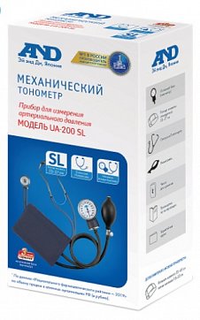 Тонометр механический A&D (Эй энд Ди) UA-200 SL, с фонедоскопом