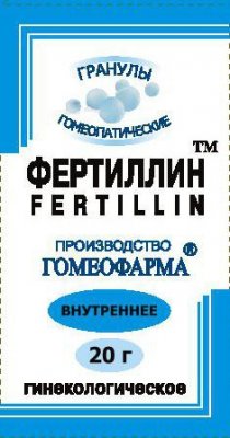 Купить фертиллин, гранулы гомеопатические, 20г в Нижнем Новгороде