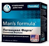 Купить man's formula (мен-с формула) потенциал форте усиленная форма, таблетки 15 шт бад в Нижнем Новгороде