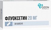 Купить флуоксетин, капсулы 20мг, 30 шт в Нижнем Новгороде