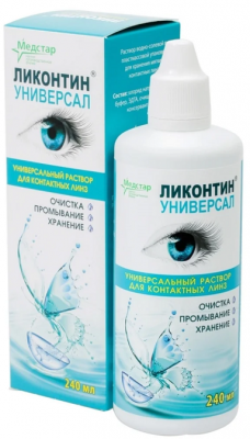 Купить раствор для контактных линз ликонтин-универсал фл 240мл в Нижнем Новгороде