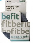Купить бинт кинезио-тейп befit адгезивный восстанавливающий синий 5х5см в Нижнем Новгороде