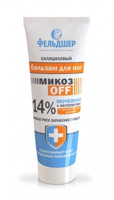 Купить фельдшер микозoff, бальзам салициловый для ног мочевина+октопирокс, 75мл в Нижнем Новгороде