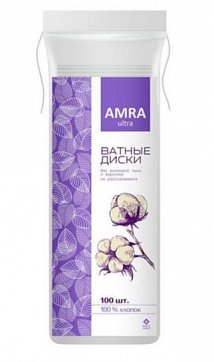 Amra (Амра) ватные диски, 100шт